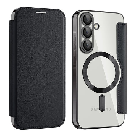 Husa de protectie Techsuit SmartMag Book compatibil cu Samsung Galaxy A57 5G, Negru