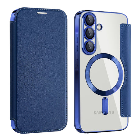Husa de protectie Techsuit SmartMag Book compatibil cu Samsung Galaxy A37 5G, Albastru