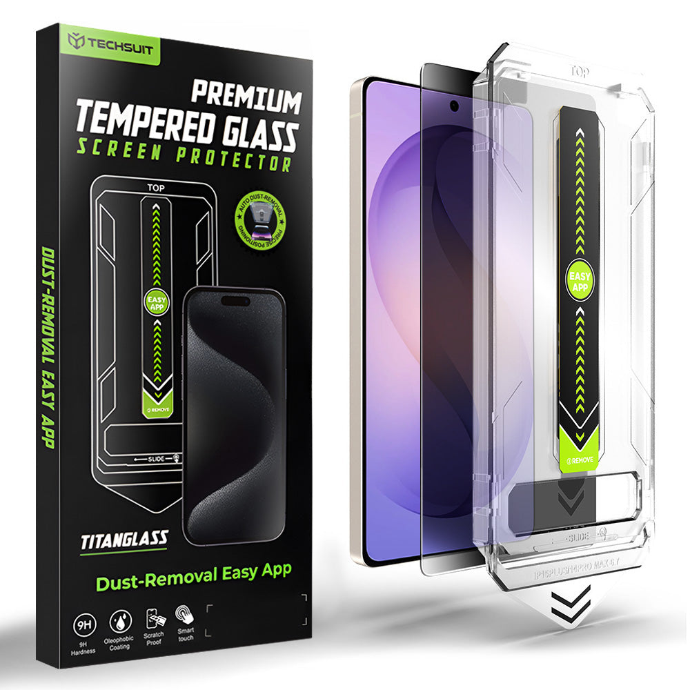 Folie de protectie Techsuit TitanGlass CrystalHD compatibil cu Samsung Galaxy S26 Ultra, Privacy