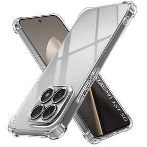 Husa de protectie Techsuit Shockproof Clear Silicone compatibil cu Xiaomi 15T, Transparent