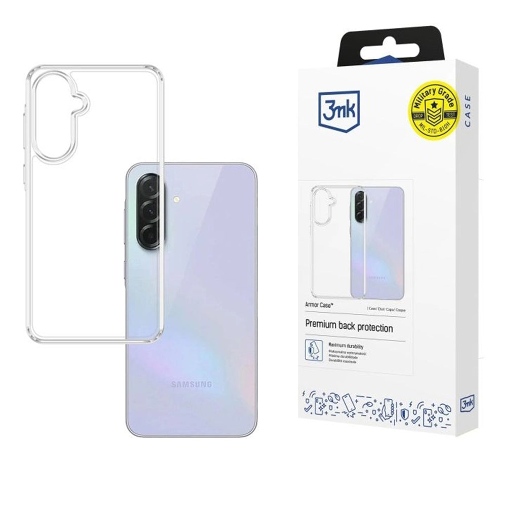 Husa de protectie 3mk Armor compatibil cu Samsung Galaxy A37 5G, Transparent