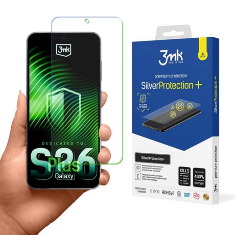 Folie de protectie 3mk SilverProtection+ compatibil cu Samsung Galaxy S26 Plus, Transparent