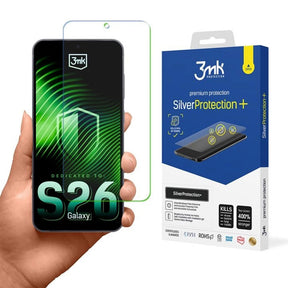 Folie de protectie 3mk SilverProtection+ compatibil cu Samsung Galaxy S26, Transparent