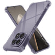 Husă Techsuit Shockproof Clear Silicone pentru Xiaomi 15T, negru fumuriu