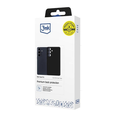Husa de protectie 3mk Matt Pro compatibil cu Samsung Galaxy S26, Negru