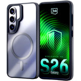 Husa de protectie 3mk Satin Armor MagCase compatibil cu Samsung Galaxy S26, Transparent
