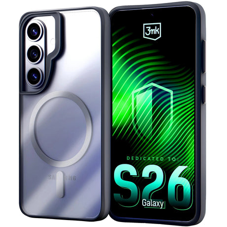 Husa de protectie 3mk Satin Armor MagCase compatibil cu Samsung Galaxy S26 Plus, Transparent