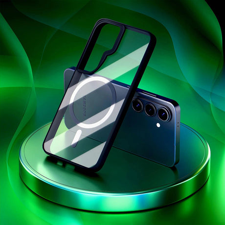 Husa de protectie 3mk Satin Armor MagCase compatibil cu Samsung Galaxy S26 Plus, Transparent