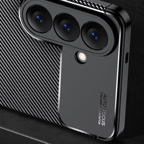 Husa de protectie Techsuit CarbonFiber compatibil cu Samsung Galaxy S26 Plus, Negru