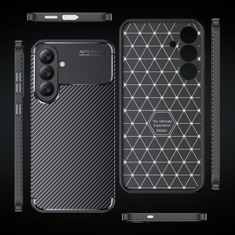 Husa de protectie Techsuit CarbonFiber compatibil cu Samsung Galaxy S26 Plus, Negru