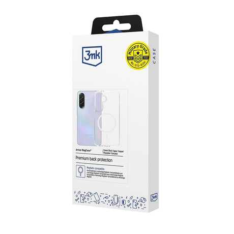 Husa de protectie 3mk Armor MagCase compatibil cu Samsung Galaxy S26, Transparent
