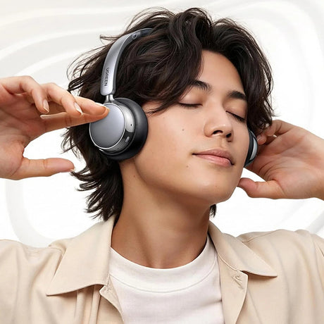 Casti Ugreen Wireless HiTune Studio Plus HP207 (75631), Bluetooth 6.0, TWS, ANC, Low Latency, 500mAh, Bej