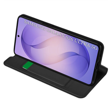 Husa de protectie Techsuit Magskin Book compatibil cu Samsung Galaxy S26 Ultra, Negru