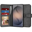 Husa de protectie Techsuit Diary Book compatibil cu Samsung Galaxy S26, Negru
