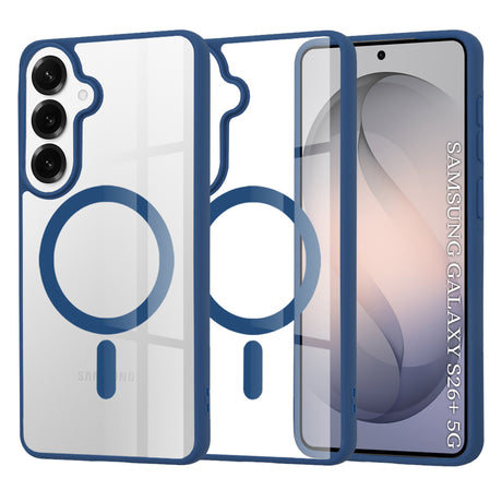 Husa de protectie Techsuit MagSafe Pro compatibil cu Samsung Galaxy S26 Plus, Albastru