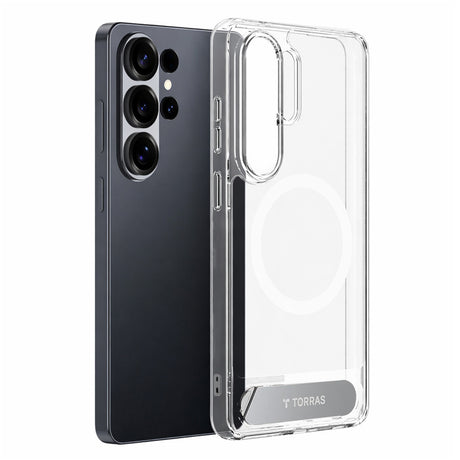Husa de protectie Torras Pstand compatibil cu Samsung Galaxy S26 Ultra, Transparent