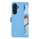 Husa de protectie Techsuit FlipCraft compatibil cu Samsung Galaxy A14 4G / A14 5G, Vibrant Blue