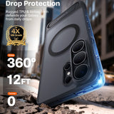 Husa de protectie Torras Pstand compatibil cu Samsung Galaxy S26 Ultra, Transparent