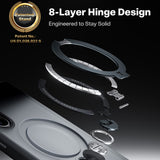 Husa de protectie Torras Ostand Spin Series compatibil cu Samsung Galaxy S26 Plus, Negru