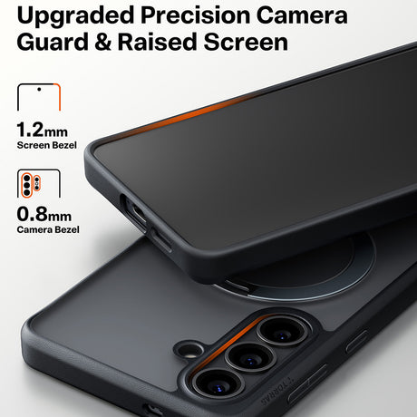 Husa de protectie Torras Ostand Spin Series compatibil cu Samsung Galaxy S26 Plus, Negru