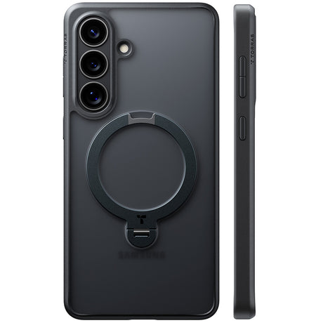 Husa de protectie Torras Ostand Spin Series compatibil cu Samsung Galaxy S26 Plus, Negru