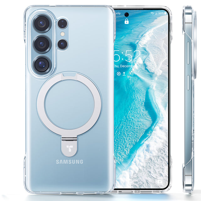 Torras Husa de protectie Torras Ostand Slim Series compatibil cu Samsung Galaxy S26 Ultra, Transparent