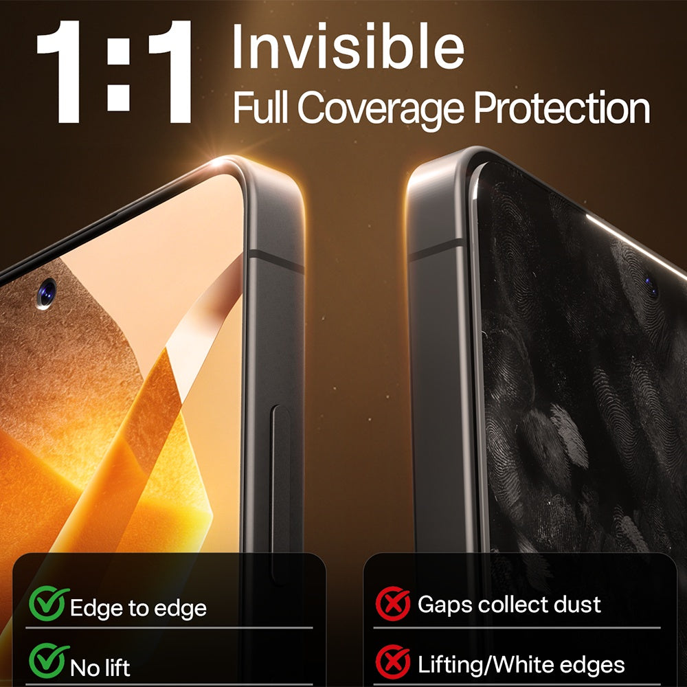 Folie de protectie Torras GlassGo Install Master compatibil cu Samsung Galaxy S26 Plus, Transparent