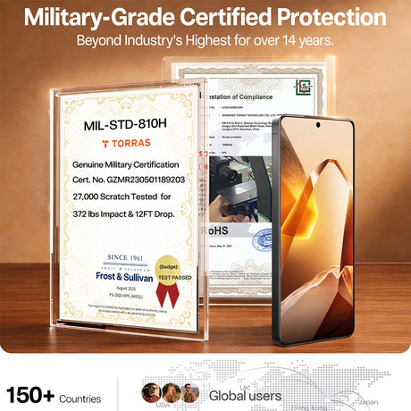 Folie de protectie Torras GlassGo Install Master compatibil cu Samsung Galaxy S26 Plus, Transparent