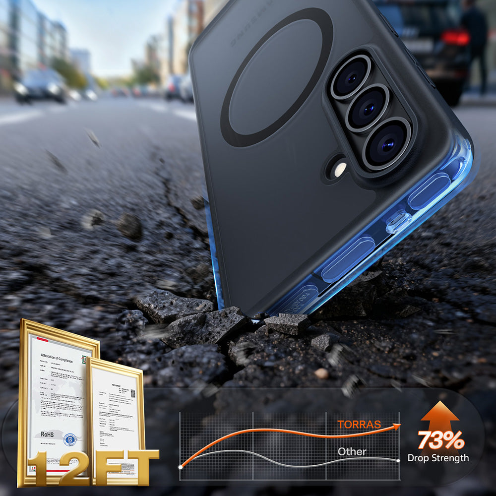 Husa de protectie Torras Guardian Magnetic Series compatibil cu Samsung Galaxy S26, Negru