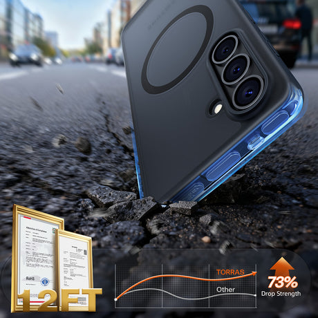 Husa de protectie Torras Guardian Magnetic Series compatibil cu Samsung Galaxy S26 Plus, Negru