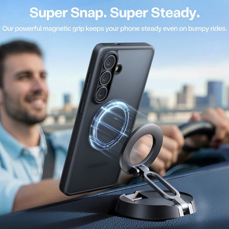 Husa de protectie Torras Guardian Magnetic Series compatibil cu Samsung Galaxy S26 Plus, Negru