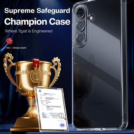 Husa de protectie Torras Guardian Series compatibil cu Samsung Galaxy S26 Plus, Transparent