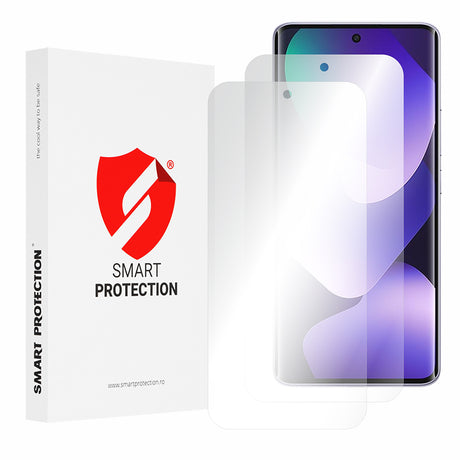 Folie de protectie Smart Protection Premium Classic (set de 2) compatibil cu Xiaomi Redmi Note 15 5G, Transparent