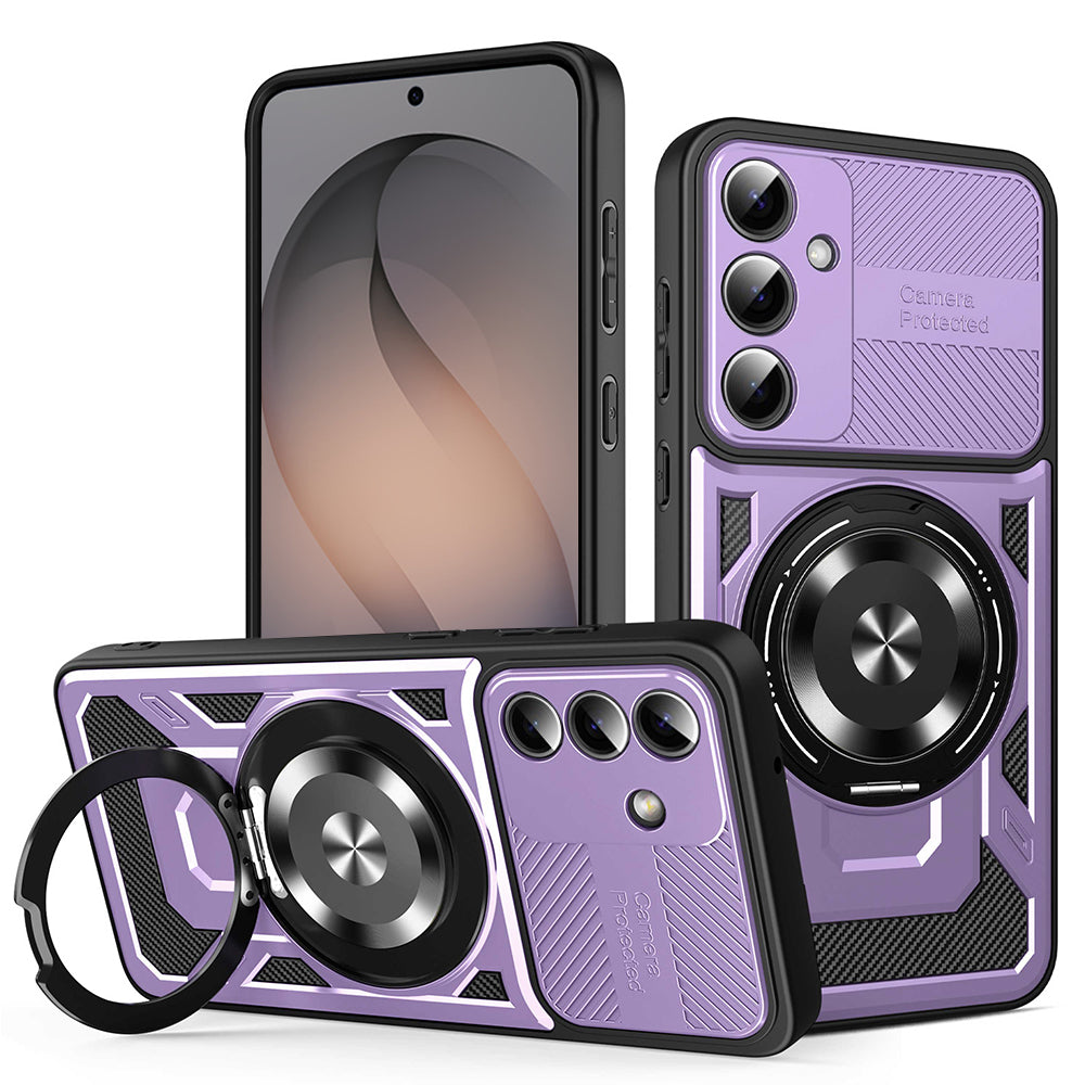 Husa de protectie Techsuit RuggedCam compatibil cu Samsung Galaxy S26, Mov