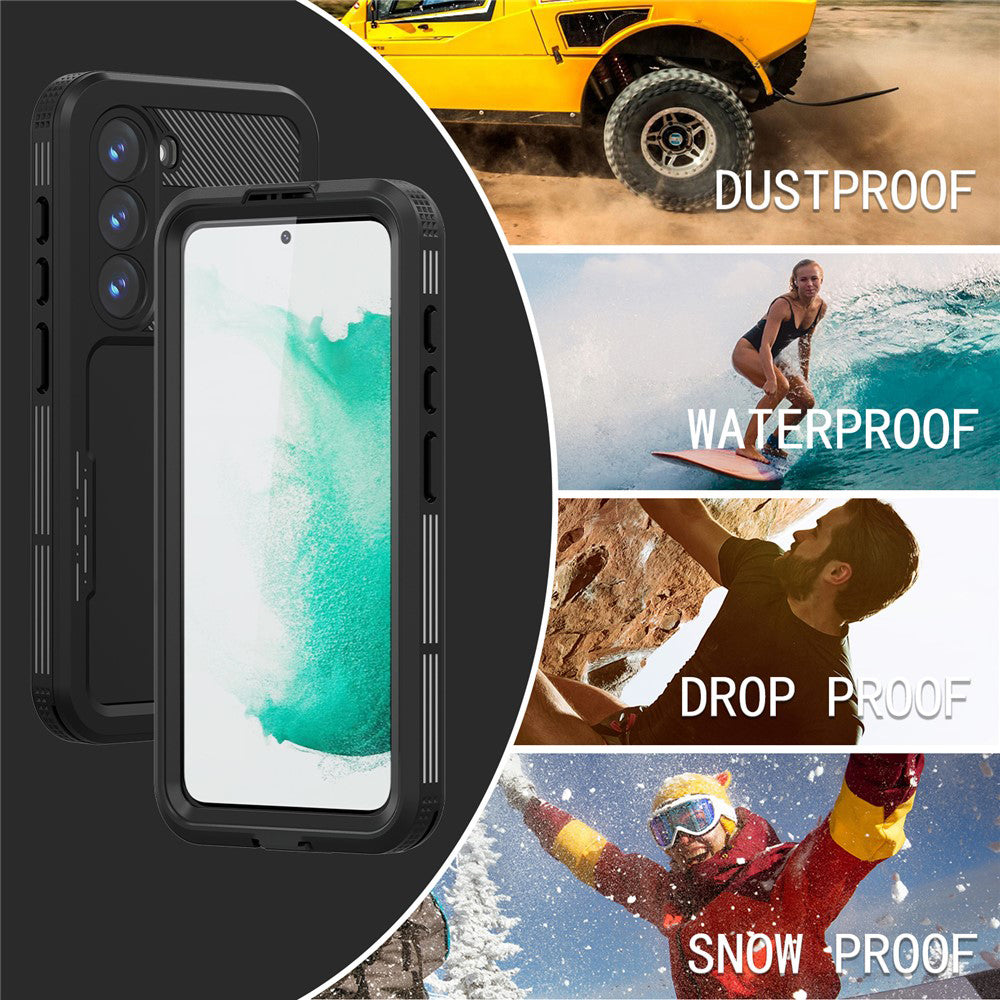 Husa de protectie ShellBox Waterproof IP68 compatibil cu Samsung Galaxy S26, Negru