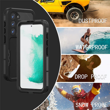 Husa de protectie ShellBox Waterproof IP68 compatibil cu Samsung Galaxy S26, Negru