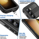 Husa de protectie ShellBox Waterproof IP68 compatibil cu Samsung Galaxy S26, Negru