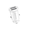 Incarcator Baseus Car Grain (CCALL-ML02), Dual USB, LED Backlight, 5V, 3.1A, Alb