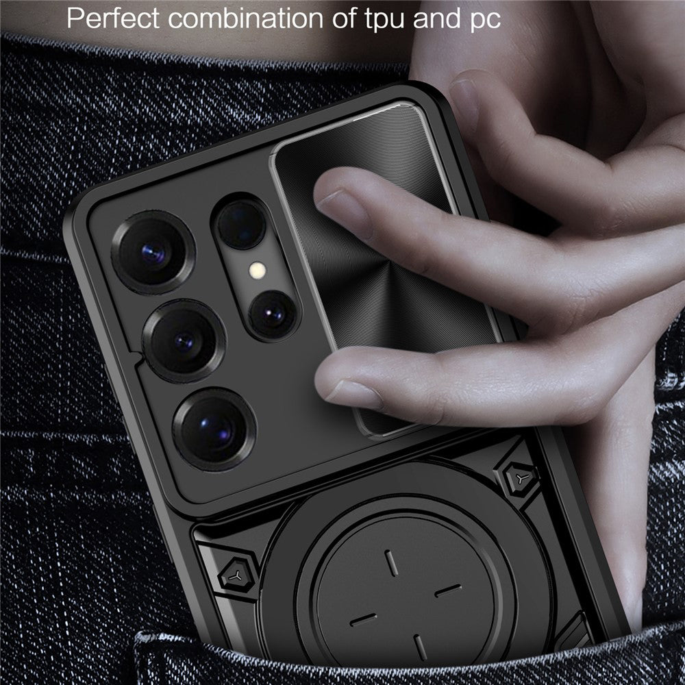 Husa de protectie Techsuit CamGuard Pro compatibil cu Samsung Galaxy S26 Ultra, Roz Auriu