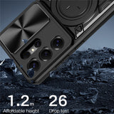 Husa de protectie Techsuit CamGuard Pro compatibil cu Samsung Galaxy S26 Ultra, Roz Auriu