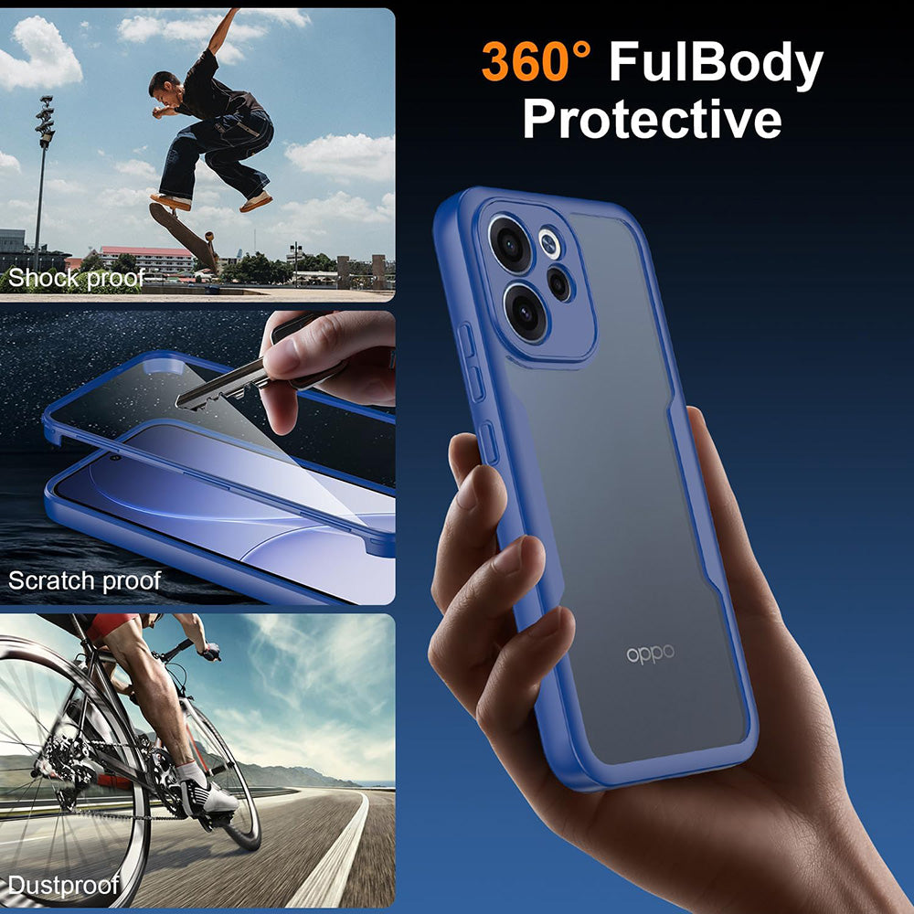 Folie de protectie Techsuit ColorVerse 360 Series + compatibil cu Oppo Reno15 F / Reno15 FS 5G, Negru