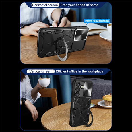 Husa de protectie Techsuit CamGuard Pro compatibil cu Samsung Galaxy S26 Plus, Mov