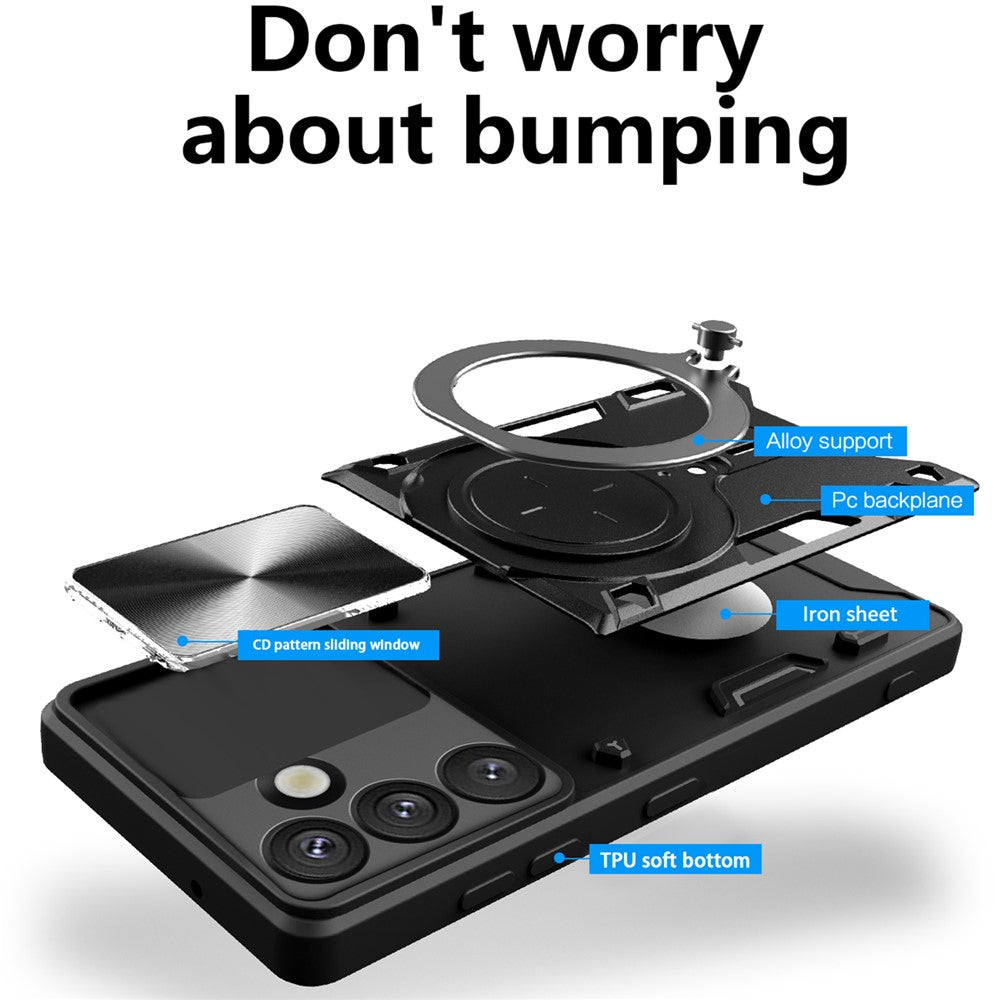Husa de protectie Techsuit CamGuard Pro compatibil cu Samsung Galaxy S26 Plus, Negru
