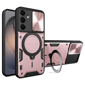 Husa de protectie Techsuit CamGuard Pro compatibil cu Samsung Galaxy S26, Roz Auriu