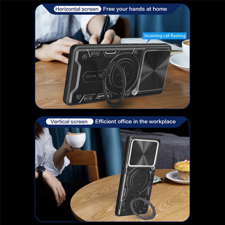 Husa de protectie Techsuit CamGuard Pro compatibil cu Xiaomi Redmi Note 15 Pro 4G, Albastru