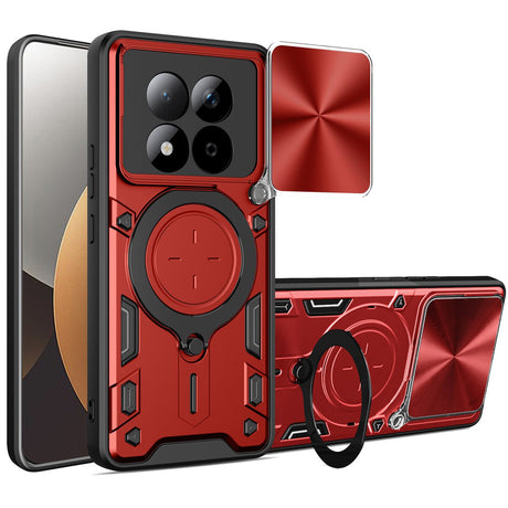 Husa de protectie Techsuit CamGuard Pro compatibil cu Xiaomi Redmi Note 15 Pro 5G, Rosu