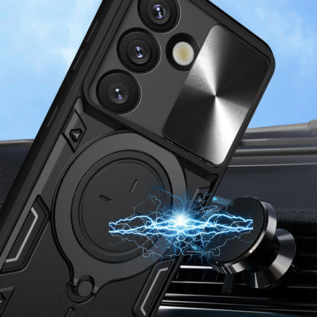 Husa de protectie Techsuit CamGuard Pro compatibil cu Oppo Reno15 Pro, Negru