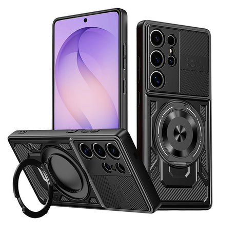Husa de protectie Techsuit RuggedCam compatibil cu Samsung Galaxy S26 Ultra, Negru