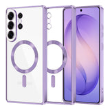 Husa de protectie Techsuit Luxury Crystal MagSafe compatibil cu Samsung Galaxy S26 Ultra, Mov Deschis
