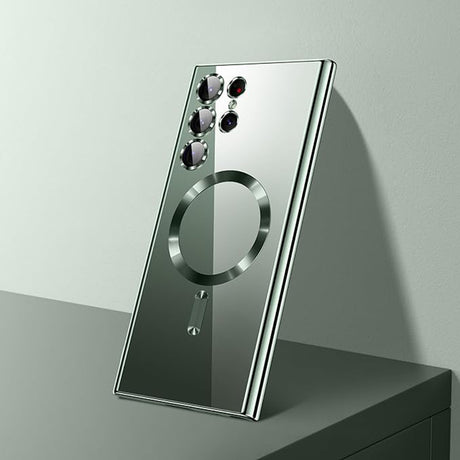 Husa de protectie Techsuit Luxury Crystal MagSafe compatibil cu Samsung Galaxy S26 Ultra, Roz